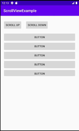 Android Scrollview And Horizontalscrollview Tutorial With Examples