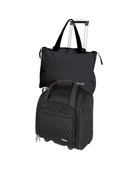 Travelon Wheeled Underseat Carry On With Back Up Bag And Reviews Travel