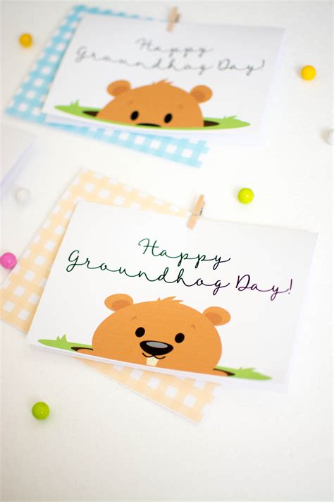 Happy Groundhog Day Cards