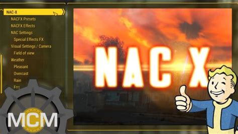 Nac X Mcm Settings Menu 日本語化対応 インターフェース Fallout4 Mod データベース Mod紹介