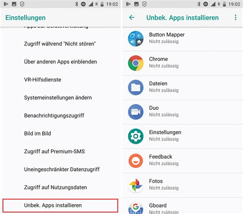 Installation Von Unbekannten Apps Auf Android Ger Ten Ein