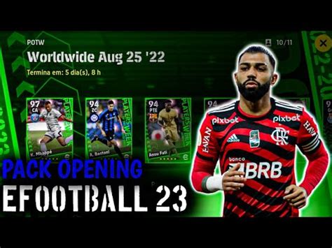 PRIMEIRO PACK OPENING NO EFOOTBALL 23 MOBILE YouTube