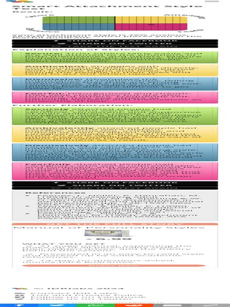 Smart Attachment Style Test | PDF | Attachment Theory | Psychology