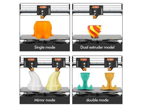 JG MAKER Large 3D Printer Artist D IDEX Dual Extruder 3D Printers