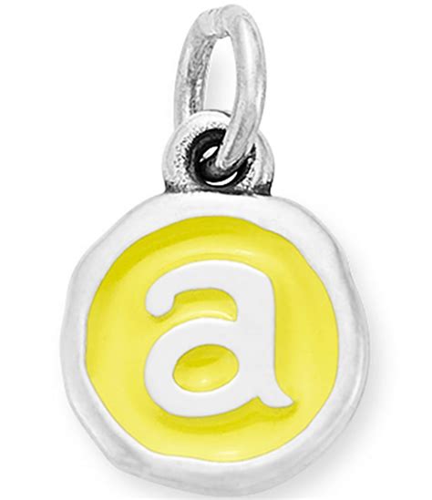 James Avery Yellow Enamel Initial Charm Dillard S