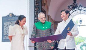 Liza Marcos welcomes Timor Leste president Horta in Malacañang