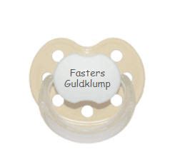 Baby Nova Anatomisk Sut Fasters Guldklump Latex Beige