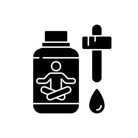 Sedative Drops Black Glyph Icon 3221084 Vector Art At Vecteezy