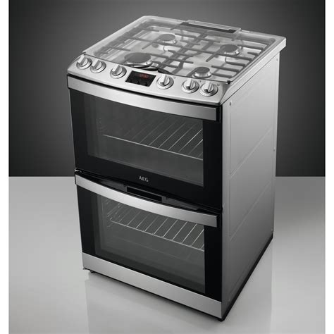 AEG CGB6133CCM 60cm Freestanding Gas Cooker - STAINLESS STEEL - Appliance City