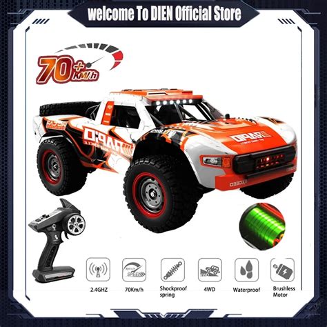 JJRC Q130 1 12 70KM H 4WD RC Car With Light Brushless Motor Remote