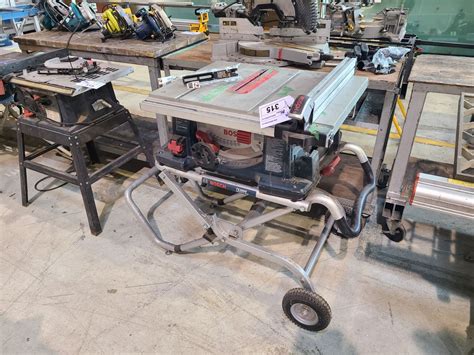 Bosch 4100 10 Table Saw With Bosch Ts3000 Gravity Rise Mobile Saw