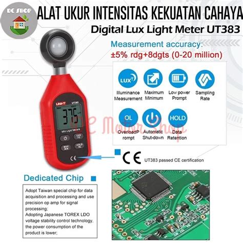 Jual Dfg Uni T Ut Luxmeter Lux Meter Light Meter Alat Ukur