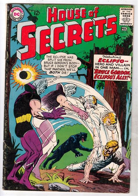 House Of Secrets Feb Fn Mid Grade Eclipso Mark Merlin Comic