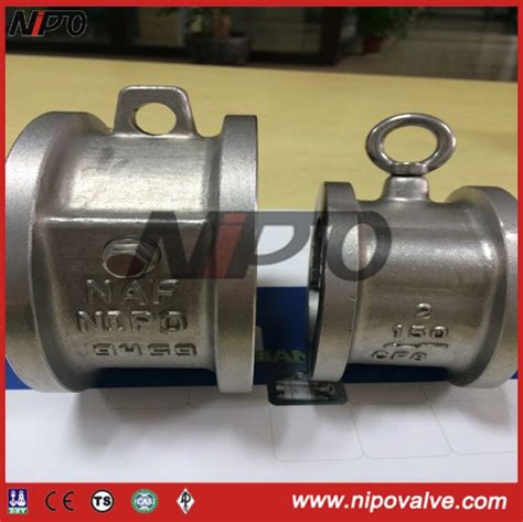 Swing Type Retainerless Tilting Disc Wafer Check Valve China Tilting