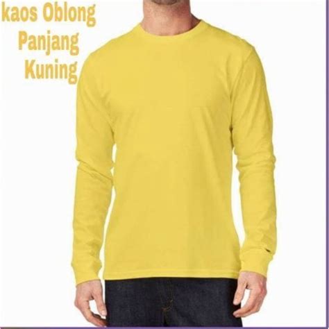 Jual Promo Kaos Polos C59 Lengan Panjang Cotton Combed 20s Kaos