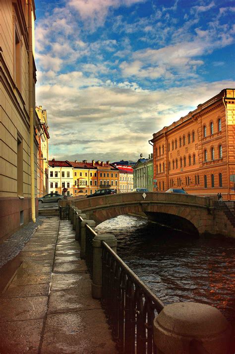 Die russische Stadt Sankt Petersburg