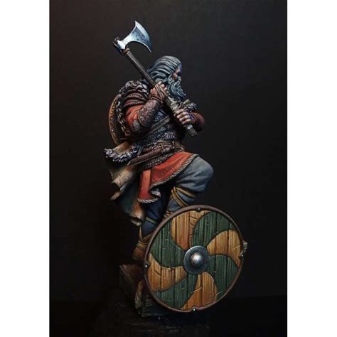 Figurine de guerrier Viking 75mm résine BestSoldiers Maquettes et