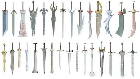 Collection Of 30 Fantasy Swords 3d Model Cgtrader