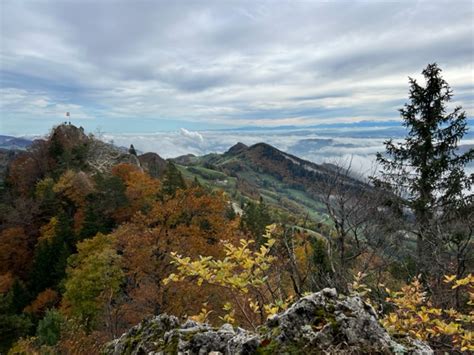 Der Tolle Aussichtspunkt Im Aufstieg Zum Ruchen Fotos Hikr Org