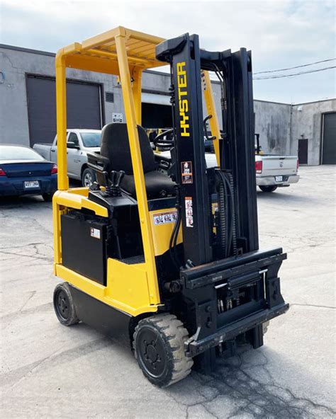 Buy Used Hyster E Xn Electric Wheel Sit Down Rider Off