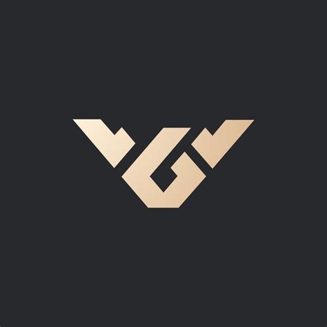 Premium Vector Luxury And Modern Wb Logo Design