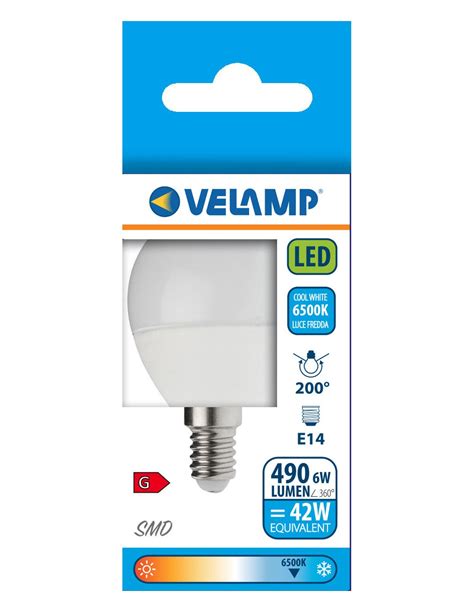 Velamp Lb S K Ampoule Led Smd Sph Re P W Lm Culot E K