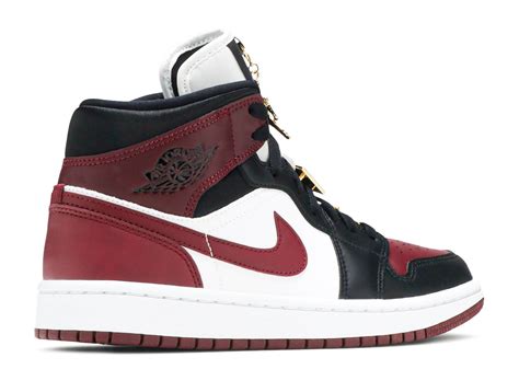 Nike Air Jordan 1 Mid SE Black Dark Beetroot W CZ4385 016 Sutore