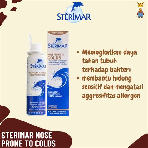 Jual Sterimar Nose Prone To Colds Semprotan Hidung Tersumbat Pelega