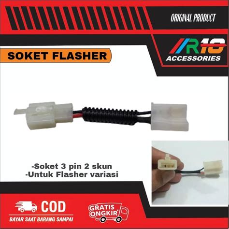 Jual SOKET FLASHER VARIO 150 VARIO 160 NEW AEROX LEXI XMAX