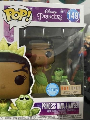 Funko Pop Disney Princess Tiana Naveen Glitter Exclusivo Boxlunch