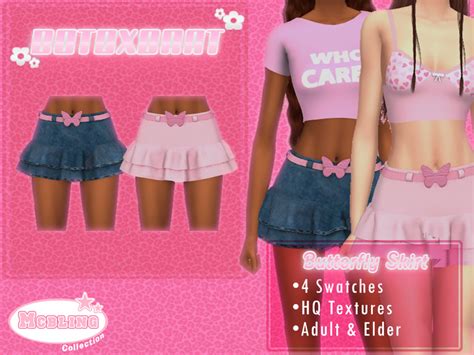 The Sims Resource Patreon Butterfly Skirt