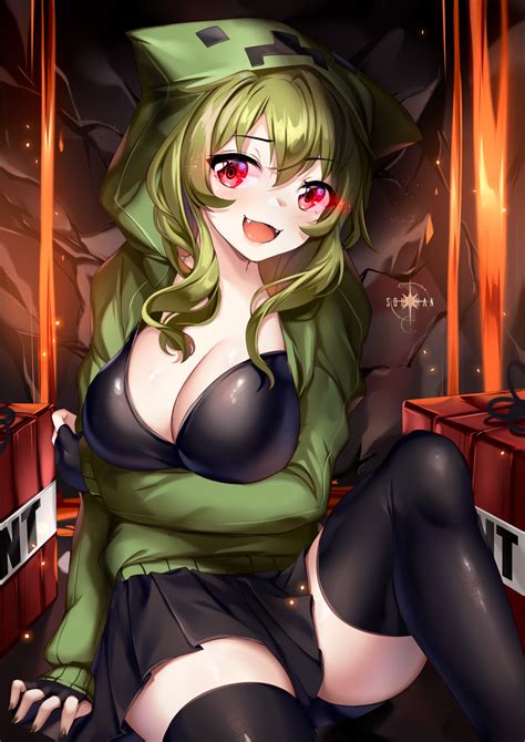 Creeper Minecraft Image Zerochan Anime Image Board