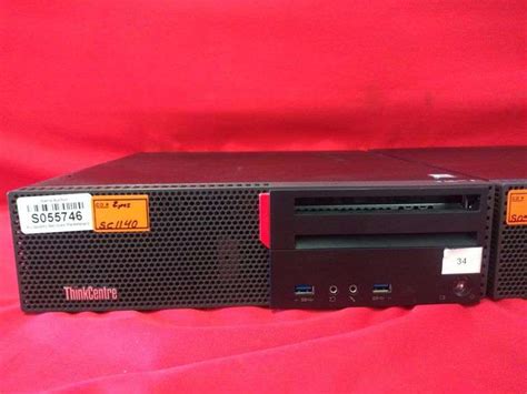 2pc Lenovo Thinkcentre M700 Towers No Power Cord Sierra Auction Management Inc