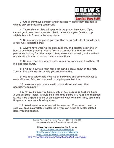 Winterizing Your Home The Ultimate Checklist PDF