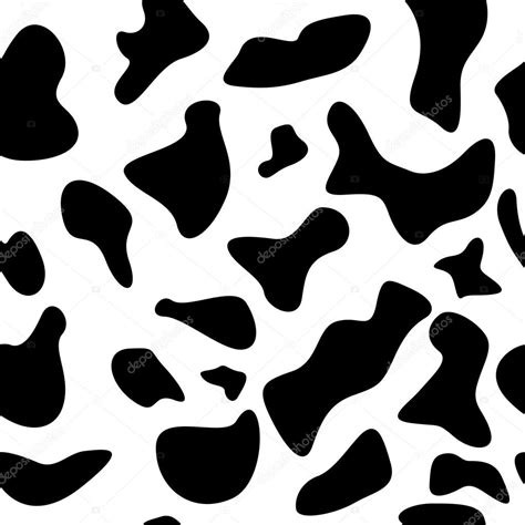 Seamless Cow Hide Pattern Stock Vector Halina Photo