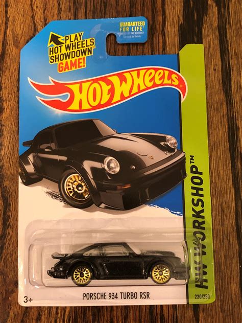 Hot Wheels Hw Workshop Porsche Turbo Rsr Black Etsy