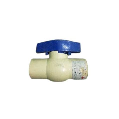 Supreme White Pvc Ball Valve Valve Size 25 Mm At Rs 75piece In New Delhi Id 22042537355