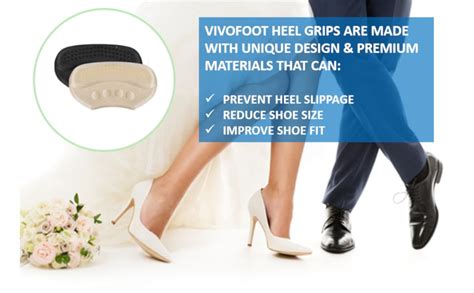 Amazon Vivofoot Pcs Anti Slip Heel Grips Thick Liners Fillers