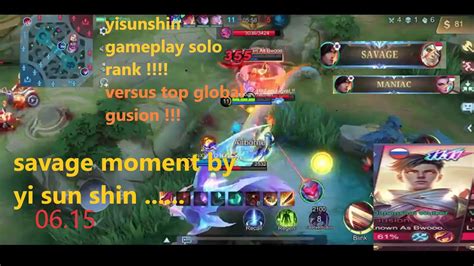 TIPS AND TRICK BERMAIN YI SUN SHIN SOLO RANK IN MOBILE LEGENDS BANG