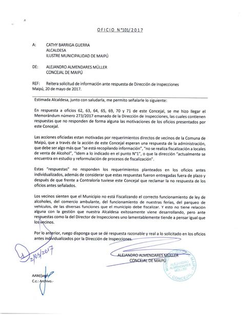 Oficio De Solicitud