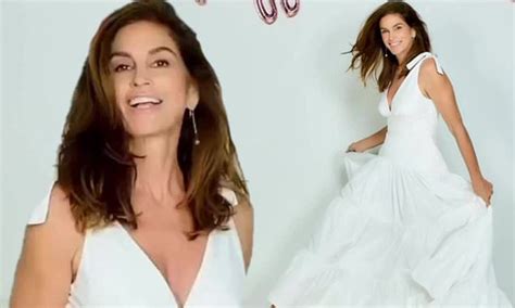 Cindy Crawford Turns Supermodel Stuns In White Gown As She Shares