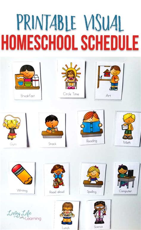 Printable Visual Homeschool Schedule Artofit