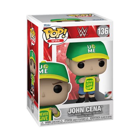 Pop Wwe John Cena Never Give Up Funko Universe Planet Of Comics