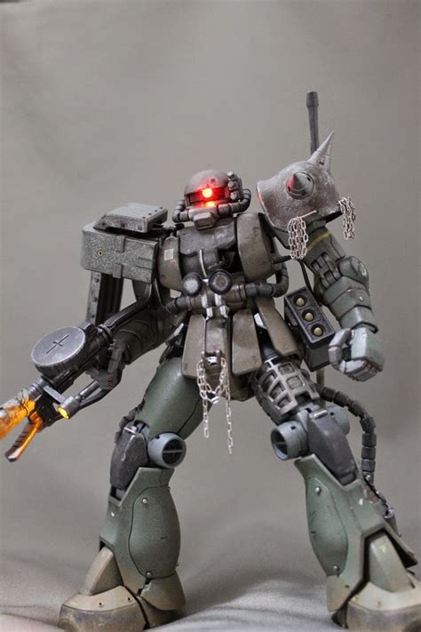 Custom Build Mg 1100 Zaku Ii Ver 20 Gundam Kits Collection News