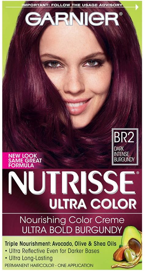 Garnier Hair Dye Color Chart