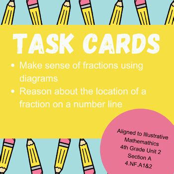 4 NF A Task Cards Illustrative Mathematics Unit 2 Section A TPT