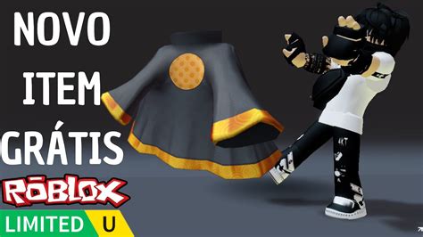 Como Pegar Novo Item Gr Tis No Roblox Limitado Youtube