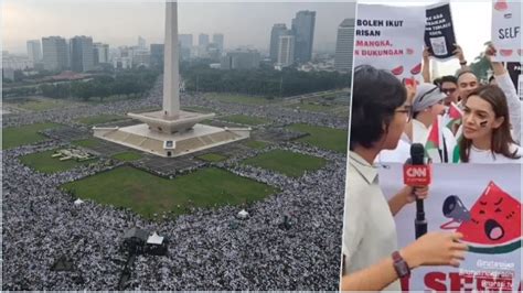 2 Juta Rakyat Indonesia Padati Monas Dalam Aksi Bela Palestina Najwa