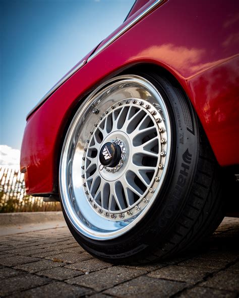 M Technica Wheel On Red BMW 2002 BenLevy