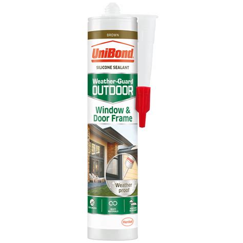 Unibond Super Interior And Exterior Brown Window And Door Frame Sealant